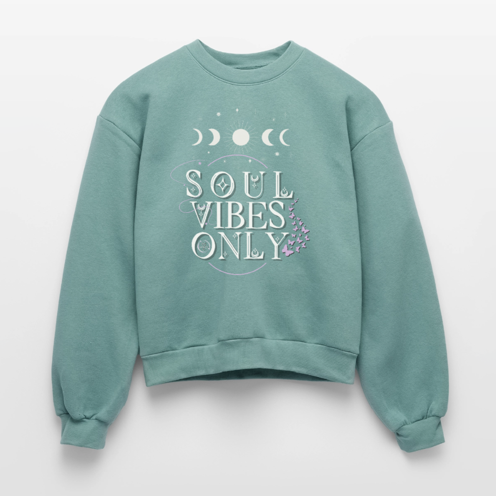 A Women's Fleece Crewneck Sweatshirt - saltwater