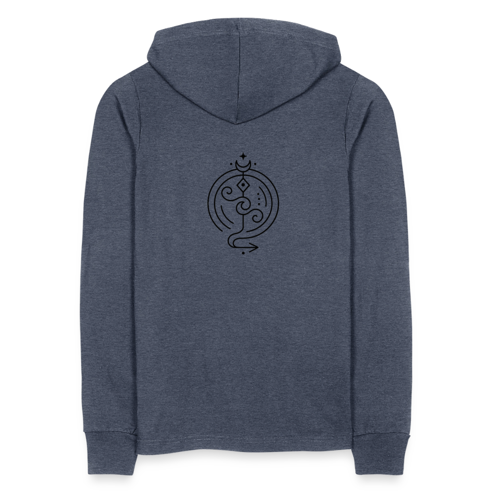 A new one Rooted and Rising LIGHTWEIGHT HOODIE Unisex Long Sleeve Hoodie Shirt - heather navy