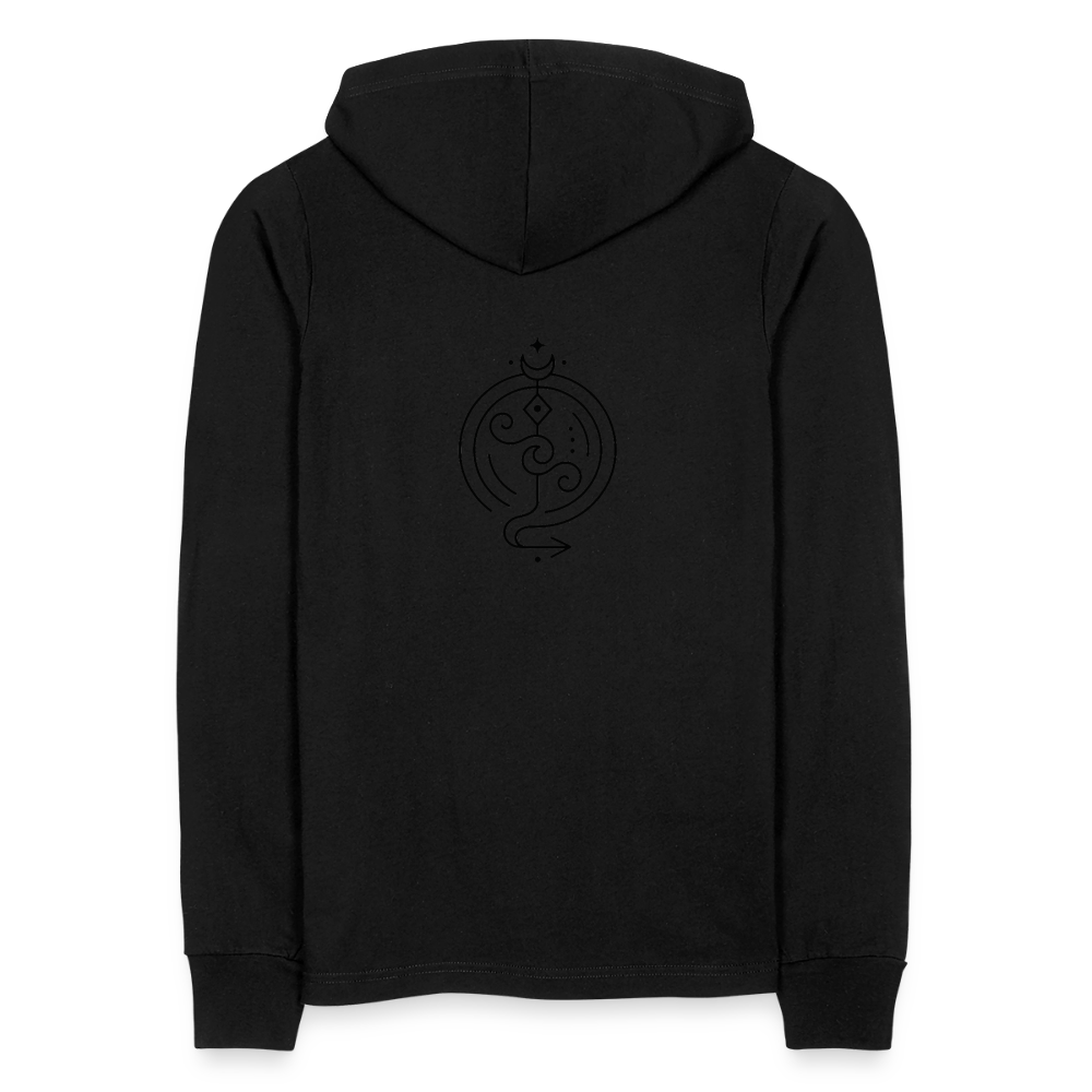 A new one Rooted and Rising LIGHTWEIGHT HOODIE Unisex Long Sleeve Hoodie Shirt - black