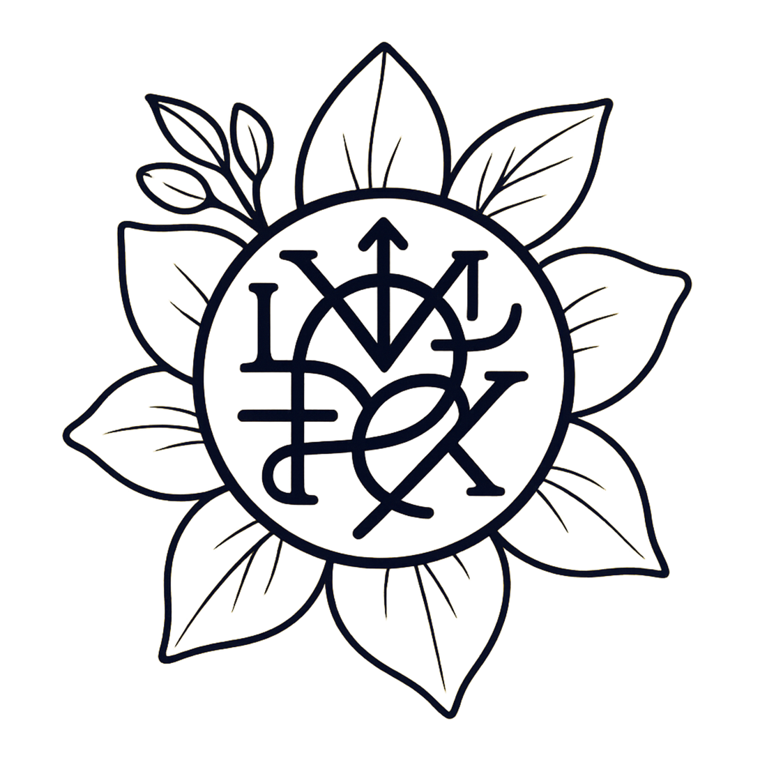 Personalized sigil creation process – hand-drawn mystical symbol illustration, Mercury Loves Osiris Lemonaided Magic collection