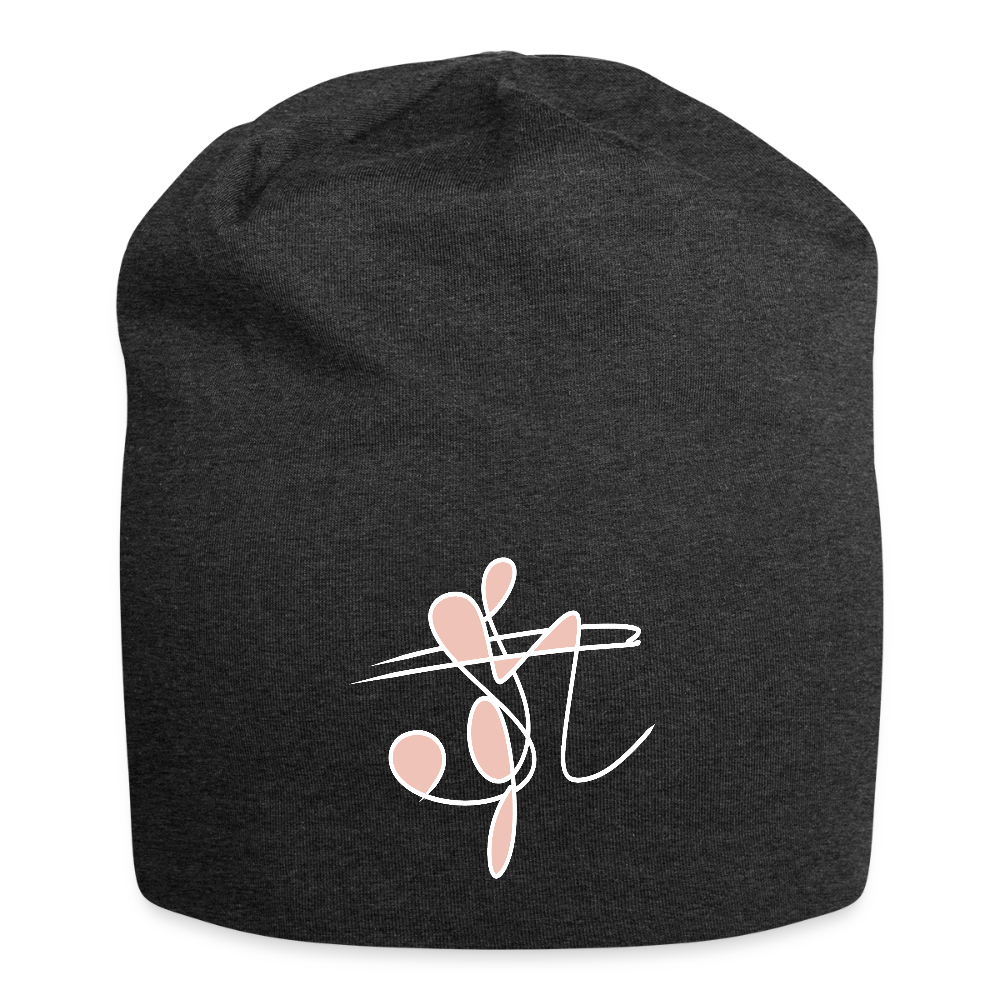 a Jersey Beanie - charcoal grey