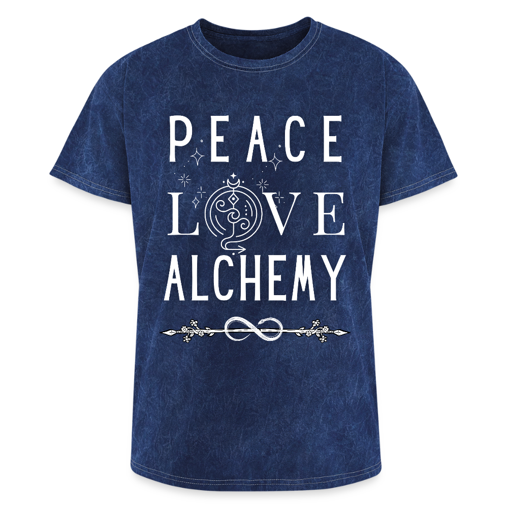 a Washed Unisex T-Shirt - mineral navy