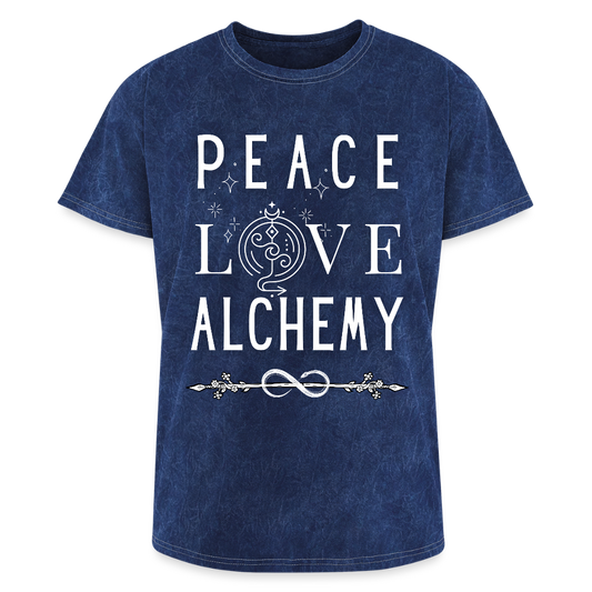 a Washed Unisex T-Shirt - mineral navy