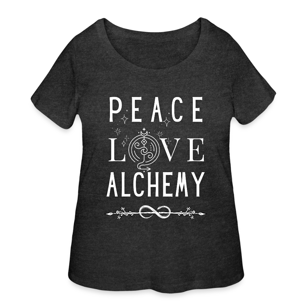 a Women’s Curvy T-Shirt - deep heather