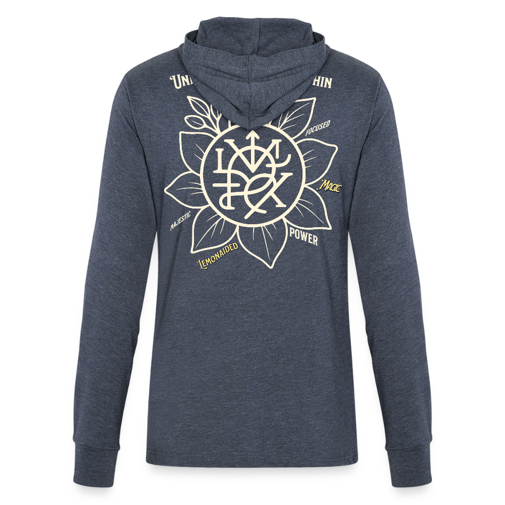 a lightweight sigil minimal back - heather navy