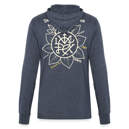 a lightweight sigil minimal back - heather navy