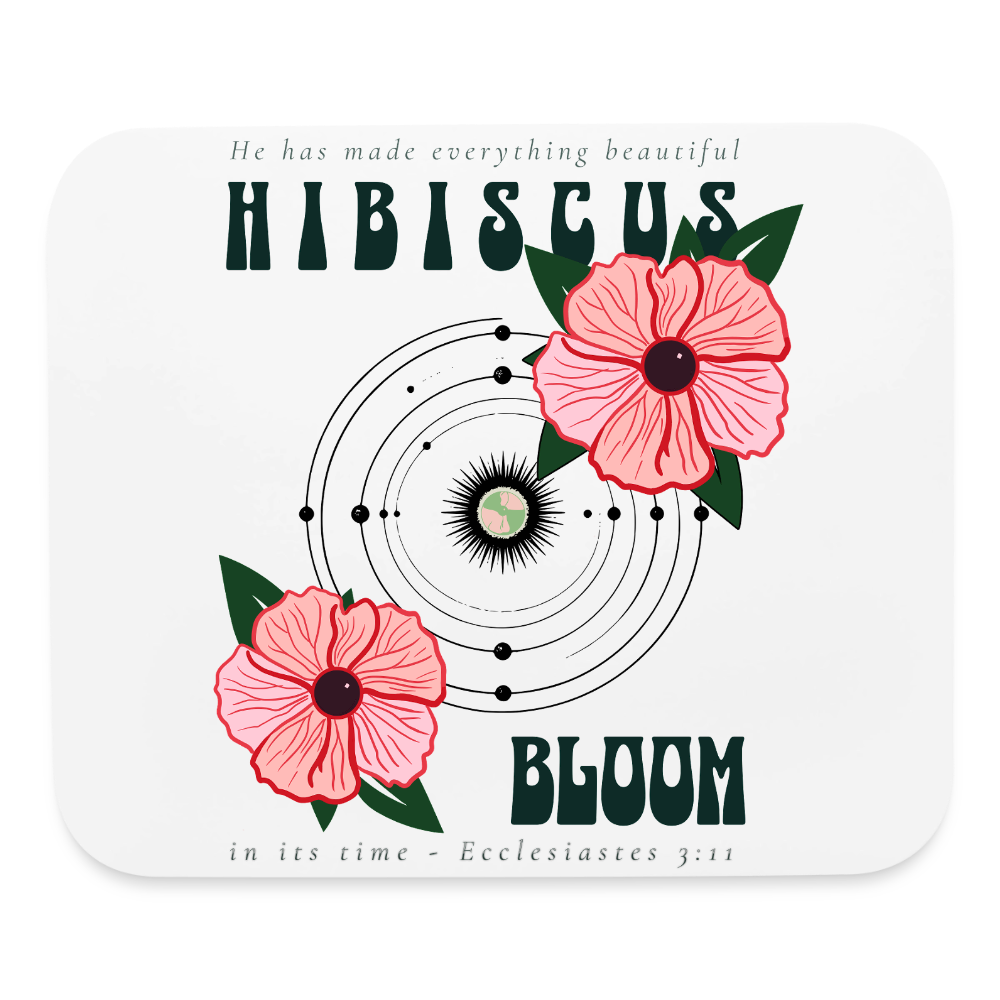 a add colored backgroundMouse pad Horizontal - white