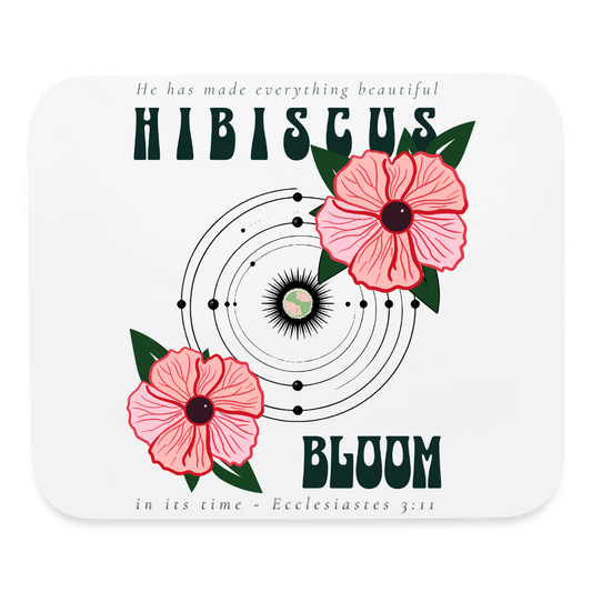 a add colored backgroundMouse pad Horizontal - white