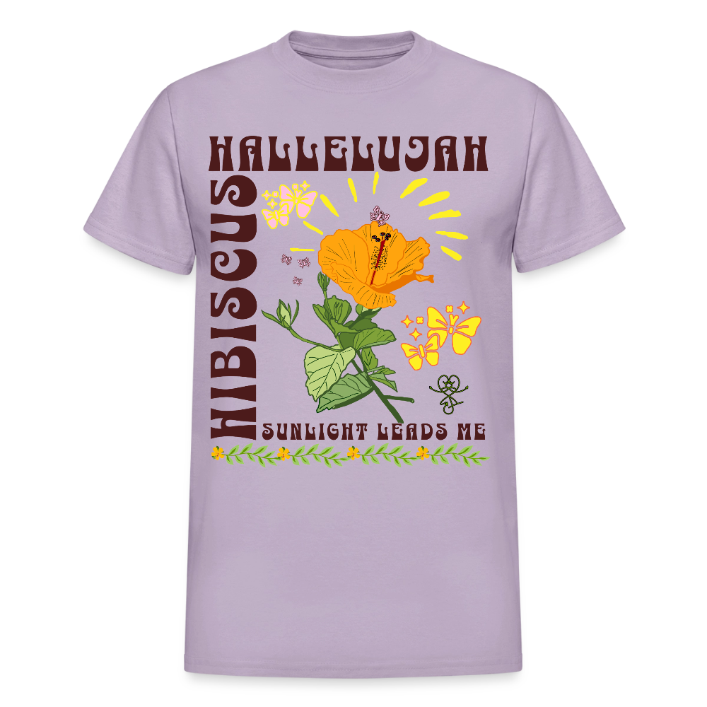 A hibiscus Gildan Ultra Cotton Adult T-Shirt - orchid