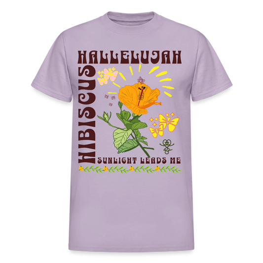 A hibiscus Gildan Ultra Cotton Adult T-Shirt - orchid