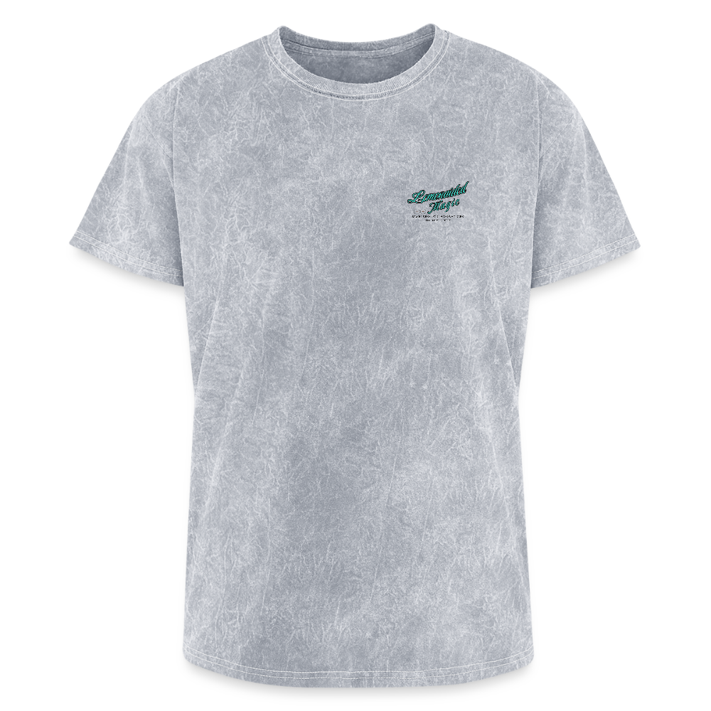 Lemonaided Magic Unisex Mineral Wash Tee – Magic Is Happening Sigil Design - mineral silver