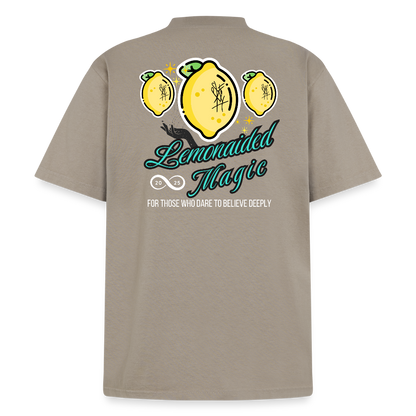 Lemonaided Magic Unisex Sigil T-Shirt | Vintage Heavyweight Cotton Tee - khaki