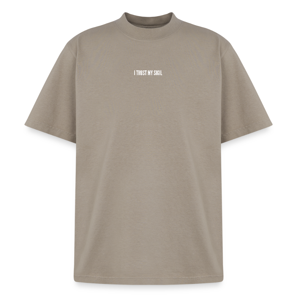 Lemonaided Magic Unisex Sigil T-Shirt | Vintage Heavyweight Cotton Tee - khaki