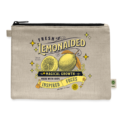 a lemonaided hemp Carry All Pouch - natural