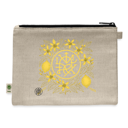 a lemonaided hemp Carry All Pouch - natural