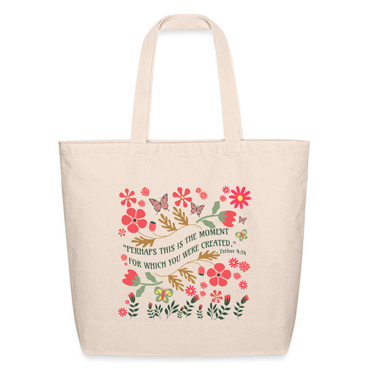 A Eco-Friendly Cotton Tote - natural