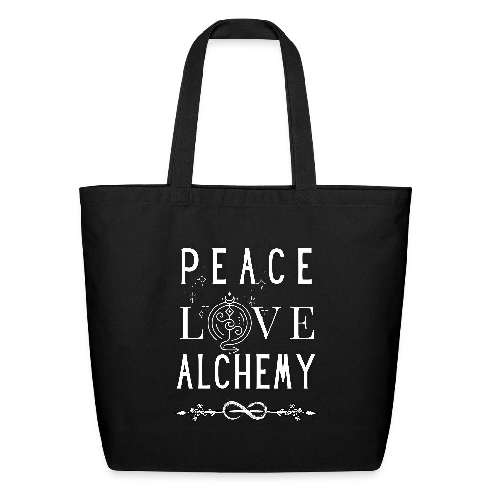 A Eco-Friendly Cotton Tote - black