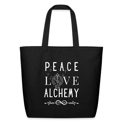 A Eco-Friendly Cotton Tote - black