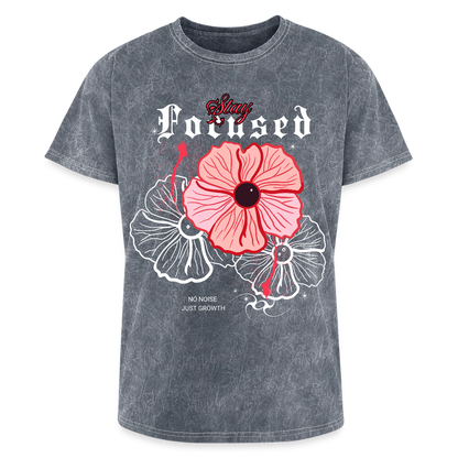 a stay focused Washed Unisex T-Shirt - mineral grey