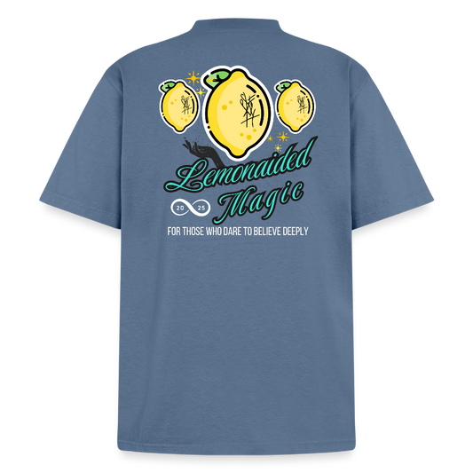 Lemonaided Magic Unisex Sigil T-Shirt | Vintage Heavyweight Cotton Tee - denim
