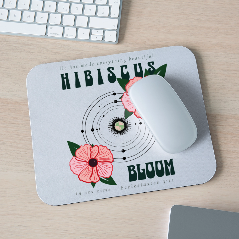 a add colored backgroundMouse pad Horizontal - white