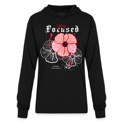 a Unisex Long Sleeve Hoodie Shirt - black